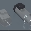 High Performance Industrial Electric Motors With Metal Housing And Black Control Box
