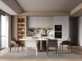 Modern Restaurant 3d model