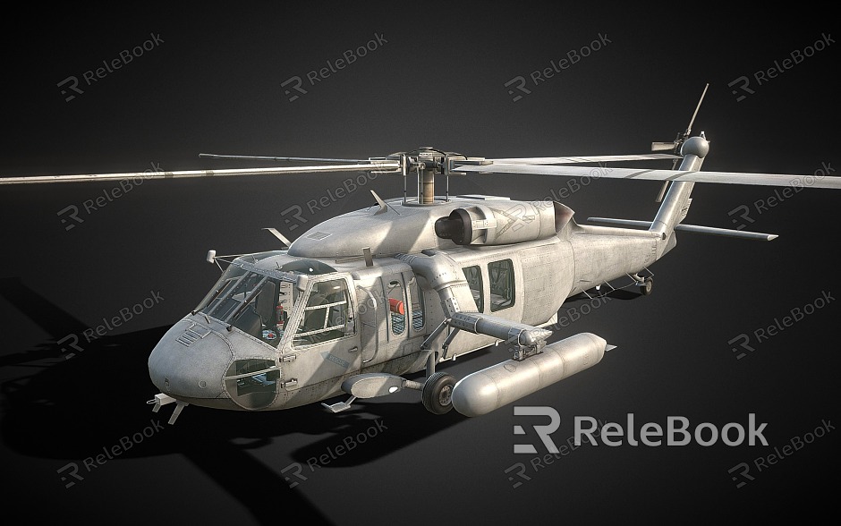 UH60 Helicopter Black Hawk Multi-Purpose Heavy Helicopter model