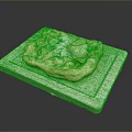 Golden Brown Baked Pastry Served On Wooden Cutting Board With Flaky Crust