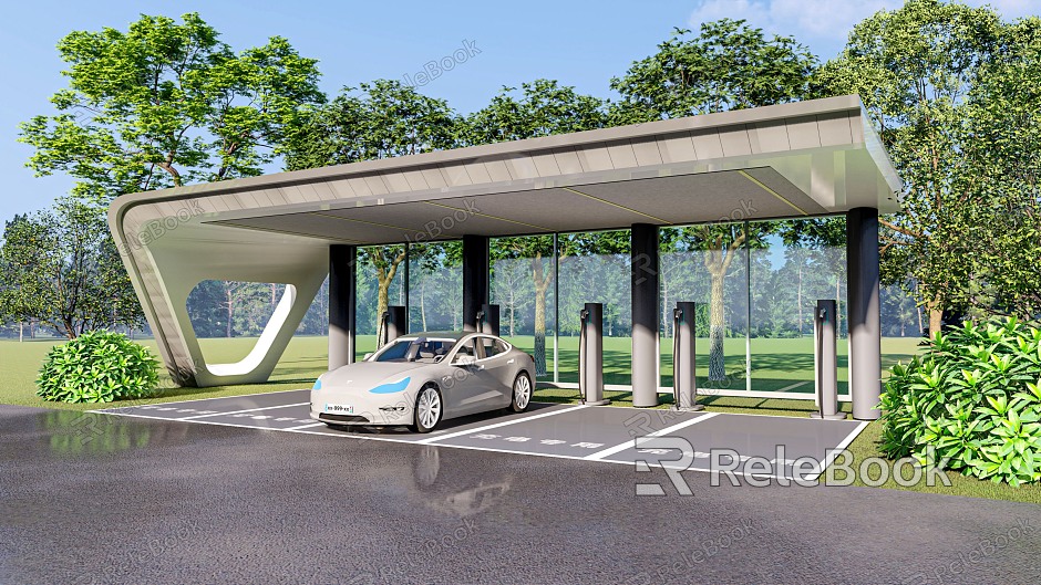 Hyundai Charging Car Shed New Energy Car Shed model