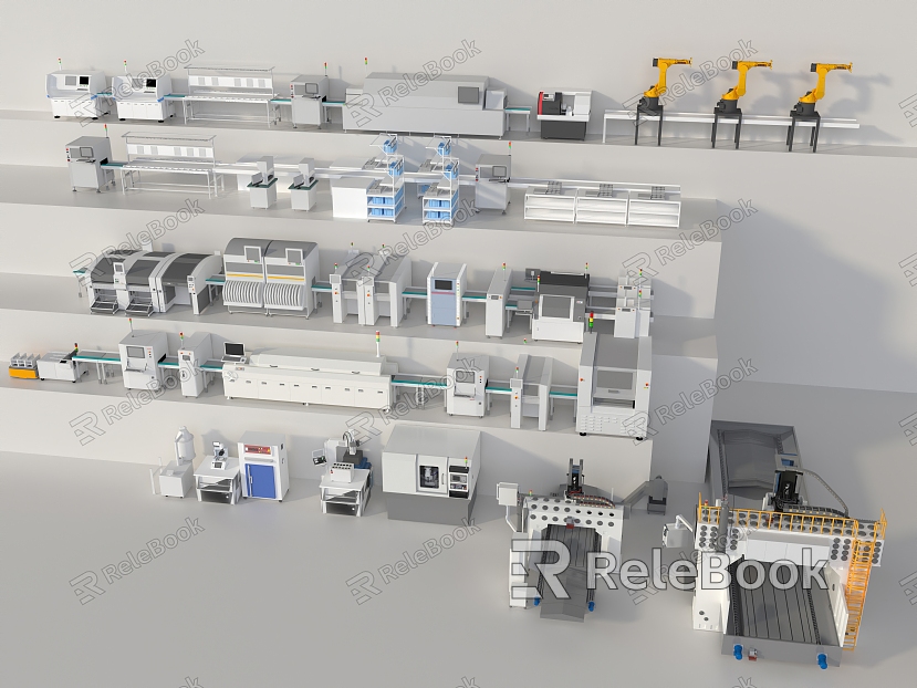 Workshop Equipment Factory Equipment model