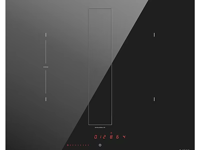 Innovative Modern Kitchenware With Digital Display And Sleek Black Grey Design 3d model