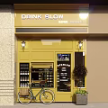 Stylish Bar Interior Design With Wooden Ceiling Pendant Lights Bar Counter And Tables
