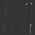 Outdoor Street Light Landscape Street Light 3d model