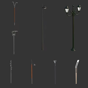 Outdoor Street Light Landscape Street Light 3d model