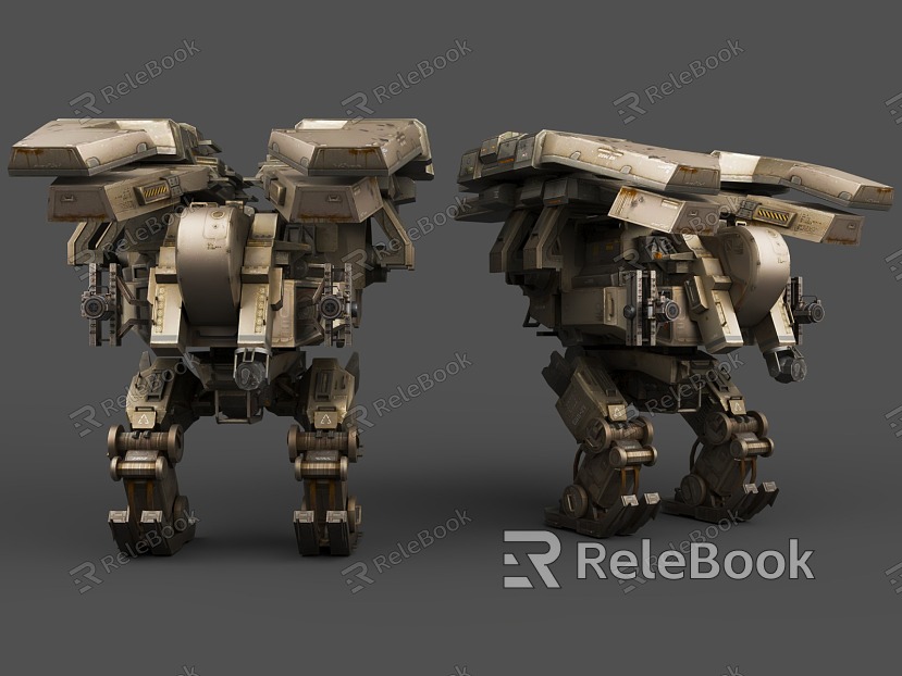 Cyberpunk Style Sci-Fi Robot Robot Mectura Century Sci-Fi Style Hard Surface Robot Intelligent Robot War Robot War Machine model