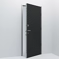 Modern Security Door With Metal Construction Secure Lock And Sleek Design For Home Safety