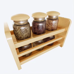 Modern seasoning bottle HD grain seasoning jar 3d model