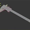Blue Vernier Caliper With Measurement Scale For Precision Measuring Tool