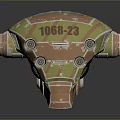 Sci-Fi Helmet Alien Helmet High Tech Helmet Game Helmet 3d model