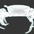 Aquatic Animal Brown And Black Crab With Large Claws And Detailed Features