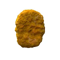 Yellow Sponge Natural Marine Animal With Textured Surface In Underwater Habitat