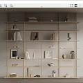 Modern Bookshelf 3d model