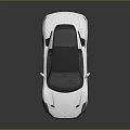 Silver Sports Car With Sleek Modern Aerodynamic Design And Shiny Exterior