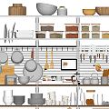 Modern Kitchen Supplies Portfolio 3d model