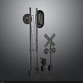 Industrial Style Home Furniture With Ladder Floor Lamp X Shaped Decorative Rack And Storage Box