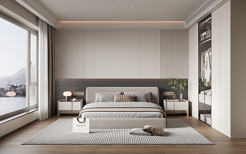 Modern Bedroom 3d model