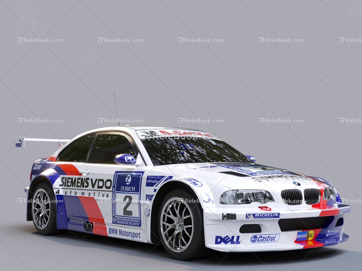 BMW Car Racing Sedan 3d model