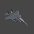 Advanced Gray Military Fighter Jet With Missiles Open Cockpit And Sharp Wings