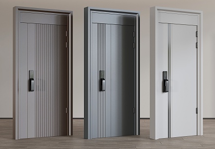 Entry door 3d model