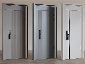 Entry door 3d model