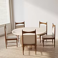 Modern table combination 3d model