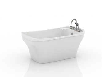 Modern Bathroom Supplies Bathtub 3d model