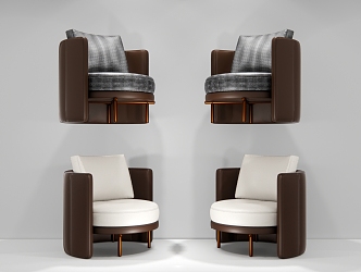 Modern single sofa 3d model