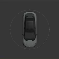 Sleek Modern White Car Featuring Black Roof Distinctive Front Design And Black Wheels