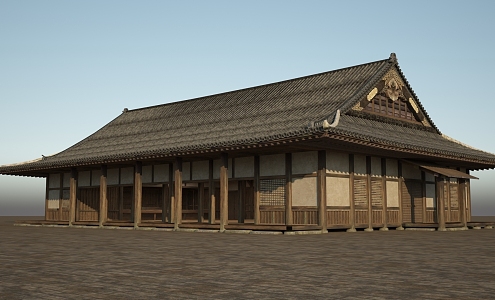 Ancient Architecture Japanese Architecture Japanese House Japanese Palace 3d model