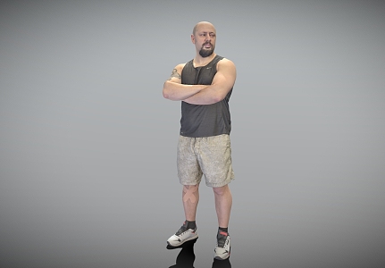 Strong Men Sports Men 3d model