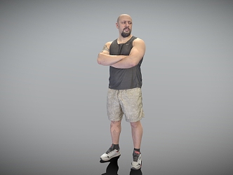 Strong Men Sports Men 3d model