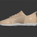 Beige Mesh Sneakers Casual Comfortable Lightweight Lace Up Design For Daily Wear