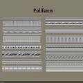 Poliform Decorative Lines Collection With Various Intricate Designs And Styles For Interior Decoration