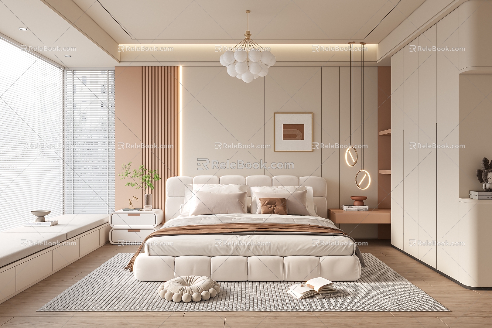 Modern Bedroom 3d model