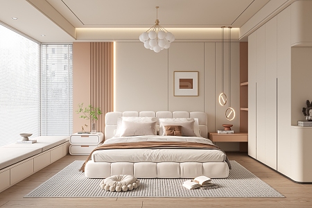 Modern Bedroom 3d model