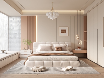 Modern Bedroom 3d model