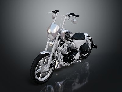 Modern Motorcycle Harley Two-wheeled Motorcycle model