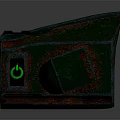 Modern Green VR Goggles With Transparent Lens Black Strap And Sleek Design