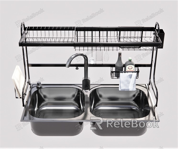 Modern Vegetable Basin Sink Wash Sink Sink Sink Stainless Steel Sink model