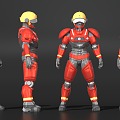 Fire Fighting Robot 3d model