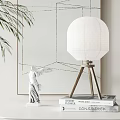 Modern table lamp 3d model