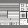 Various Types Of Air Conditioner Air Vents With Grille Designs For Home Use