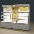 Modern Fashion Bread Sushi Special Cabinet Dessert Shop Special Cabinet 3d model