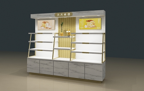 Modern Fashion Bread Sushi Special Cabinet Dessert Shop Special Cabinet 3d model