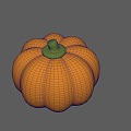 Cartoon vegetable pumpkin 3d model