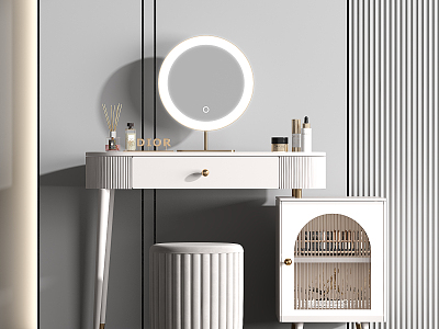 Light Luxury Dressing Table model