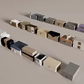 Box Storage Box Storage Box Shoe Box Decorative Box 3d model