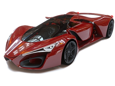 Ferrari F80 concept car 3d model